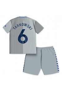 Everton James Tarkowski #6 Jalkapallovaatteet Lasten Kolmas peliasu 2023-24 Lyhythihainen (+ Lyhyet housut)